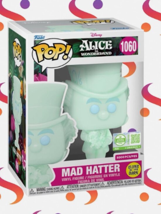 Funko POP! Ultra Mad Hatter Glow #1060 LE 5,000 with Hard Stack - Picture 1 of 3